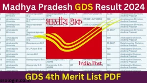 Madhya Pradesh GDS 4th Merit List 2024